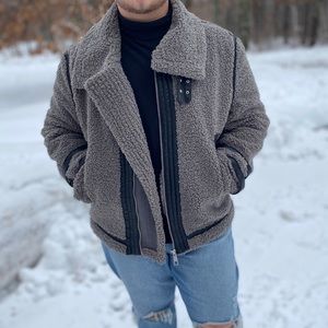 Zara shearling coat